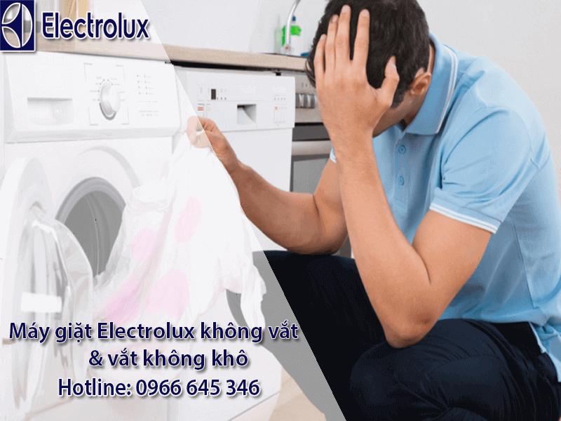 Sửa máy giặt electrolux không vắt