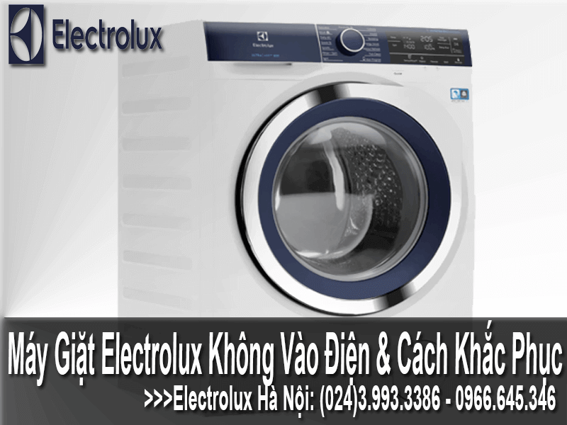 Máy giặt electrolux không vào điện
